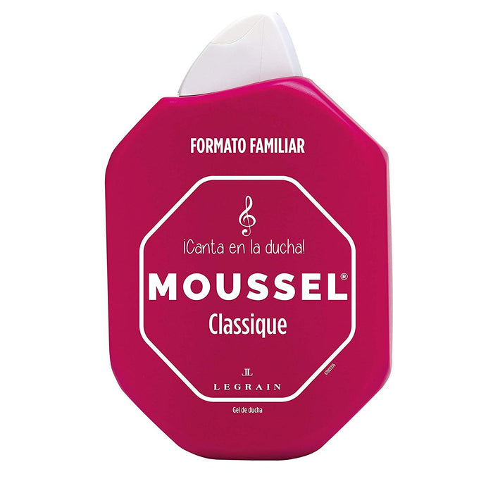 Moussel Gel de Ducha Clásico, Pack Ahorro Familiar de 4x900ml (3,6L). Abastécete del gel de baño de toda la vida con su aroma inconfundible y su espuma cremosa. Moussel - pack