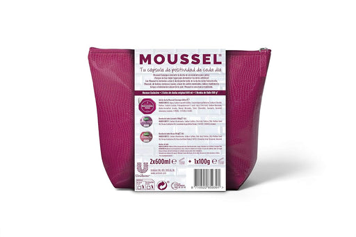 Neceser de Regalo Moussel Classique. Un set de baño con 2 geles de ducha de 600 ml y 1 bomba de baño Radox, ideal para un ritual de bienestar y relajación. Moussel - pack