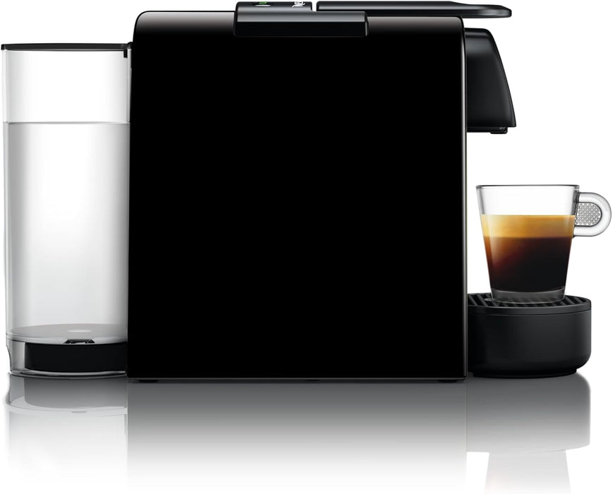 Cafetera Nespresso De'Longhi Essenza Mini EN85.B de cápsulas, con 19 bares de presión, diseño compacto, apagado automático y pack de bienvenida con 14 cápsulas y 20€ de crédito. Nespresso - uso