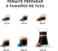 Cafetera Nespresso Vertuo Next de Krups en color Gris. Una máquina de café de cápsulas con tecnología Centrifusion, 5 tamaños de taza y conectividad Wi-Fi y Bluetooth. Nespresso - lateral