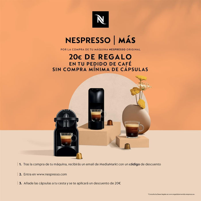 Cafetera Nespresso Vertuo Next de Krups en Negro Mate. Una máquina de café de cápsulas con un diseño elegante, tecnología Centrifusion, 5 tamaños de taza y conectividad inteligente. Nespresso - zoom