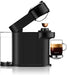 Cafetera Nespresso Vertuo Next de Krups en Negro Mate. Una máquina de café de cápsulas con un diseño elegante, tecnología Centrifusion, 5 tamaños de taza y conectividad inteligente. Nespresso - uso