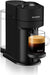 Cafetera Nespresso Vertuo Next de Krups en Negro Mate. Una máquina de café de cápsulas con un diseño elegante, tecnología Centrifusion, 5 tamaños de taza y conectividad inteligente. Nespresso - presentacion