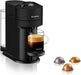 Cafetera Nespresso Vertuo Next de Krups en Negro Mate. Una máquina de café de cápsulas con un diseño elegante, tecnología Centrifusion, 5 tamaños de taza y conectividad inteligente. Nespresso - detalle