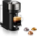 Cafetera Nespresso Vertuo Next de Krups. Una máquina de café de cápsulas con un diseño premium, tecnología Centrifusion y versatilidad para preparar 5 tamaños de taza. Nespresso - frontal