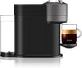 Cafetera Nespresso Vertuo Next de Magimix en Gris Oscuro. Una máquina automática para 5 tamaños de taza, con tecnología Centrifusion y conectividad inteligente. Nespresso - detalle
