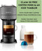 Cafetera Nespresso Vertuo Next de Magimix en Gris Oscuro. Una máquina automática para 5 tamaños de taza, con tecnología Centrifusion y conectividad inteligente. Nespresso - pack
