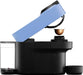 Cafetera Nespresso Vertuo Pop Automática en color Azul Pacífico. Una máquina de café de cápsulas con tecnología Centrifusion, 4 tamaños de taza y conectividad inteligente. Nespresso - lateral