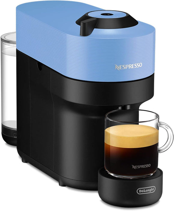 Cafetera Nespresso Vertuo Pop Automática en color Azul Pacífico. Una máquina de café de cápsulas con tecnología Centrifusion, 4 tamaños de taza y conectividad inteligente. Nespresso - zoom