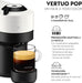 Cafetera Nespresso Vertuo Pop de Krups, Color Coconut White. Una máquina de café de cápsulas con tecnología Centrifusion para 4 tamaños de taza y fabricada con plástico reciclado. Nespresso - pack