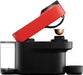 Cafetera Nespresso Vertuo Pop de Krups, color Spicy Red. Una máquina de café de cápsulas con un diseño atrevido, tecnología Centrifusion y fabricada con plástico reciclado. Nespresso - uso