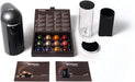 Cafetera Nespresso VertuoPlus de Krups, color Titanio. Una máquina de café de cápsulas de lujo con apertura eléctrica, depósito móvil y tecnología para 5 tamaños de taza. Nespresso - lateral