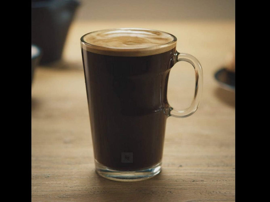 Juego de 2 Vasos de Receta Nespresso View Collection (270 ml). Un set de dos tazas de cristal templado, ideales para tus preparaciones de café con leche como Latte o Cappuccino. Nespresso - pack