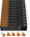 Mega Pack de 100 cápsulas de café Nespresso Shanghai Lungo. Un café largo y suave de tueste ligero con notas afrutadas a bayas rojas y cítricos. Intensidad 5. Nespresso - frontal