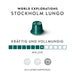 Mega Pack de 100 cápsulas de café Nespresso Stockholm Lungo. Un Lungo intenso y con cuerpo (intensidad 8) con notas malteadas y tostadas de Arábicas puros. Nespresso - detalle