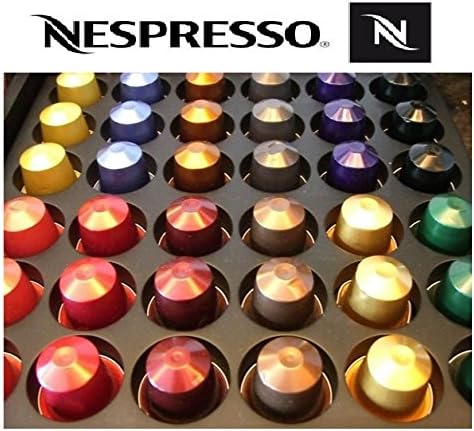 Mega Pack de 100 Cápsulas de Café Nespresso Surtido Sorpresa. Selección aleatoria con un mínimo de 3 a 5 variedades distintas para el sistema Nespresso Original. Nespresso - pack