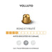 Mega Pack de 100 Cápsulas de Café Nespresso Volluto. Café para sistema Original de intensidad 4. Un espresso suave y dulce con notas a galleta y fruta. Nespresso - detalle