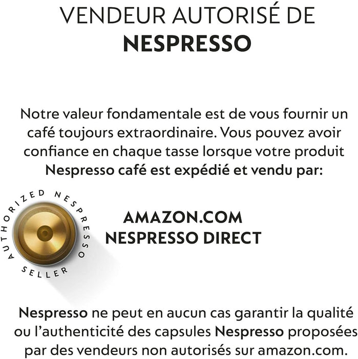 Mega Pack de 200 cápsulas de café Nespresso Ristretto Italiano. Un espresso intenso y potente con notas de cacao amargo y matices afrutados. Intensidad 10. Nespresso - zoom