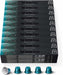 Mega Pack de 200 cápsulas Nespresso Master Origin Indonesia Orgánico. Café Arábica de tueste medio-oscuro con notas amaderadas y de tabaco curado. Intensidad 8. Nespresso - frontal