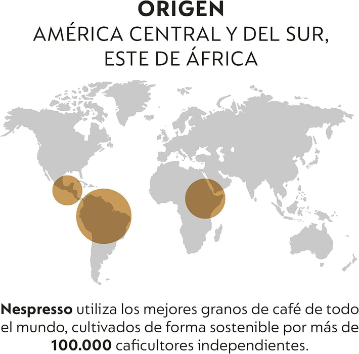 Nespresso Barista Creations Pack Degustación de 30 Cápsulas OriginalLine. Descubre los 3 cafés aromatizados más golosos: Vainilla, Caramelo y Chocolate. Nespresso - ingredientes