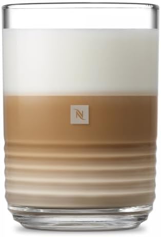 Nespresso Barista Vaso de Cristal para Café, 350ml. Disfruta de tus recetas de café con leche más grandes, como lattes o cappuccinos, en este elegante y resistente vaso de diseño. Nespresso - pack
