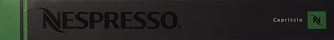 Nespresso Capriccio, 50 cápsulas para sistema Original. Café para espresso o capuccino con un perfil rico en notas de cereal y una intensidad equilibrada de 5. Nespresso - frontal