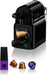 Nespresso De'Longhi Inissia EN80.B, Cafetera de Cápsulas, Negro. La cafetera compacta, rápida y fácil de usar para disfrutar de un café Nespresso perfecto con 19 bares de presión. Nespresso - frontal