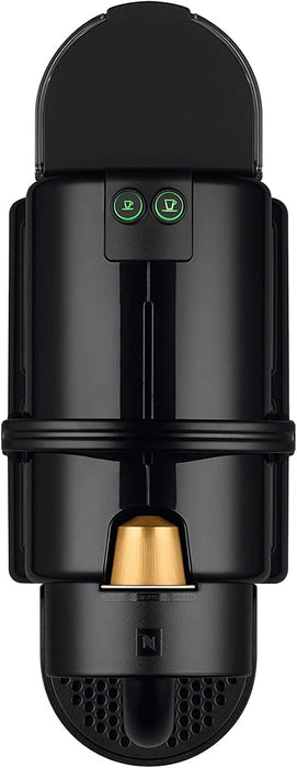 Nespresso De'Longhi Inissia EN80.B, Cafetera de Cápsulas, Negro. La cafetera compacta, rápida y fácil de usar para disfrutar de un café Nespresso perfecto con 19 bares de presión. Nespresso - lateral