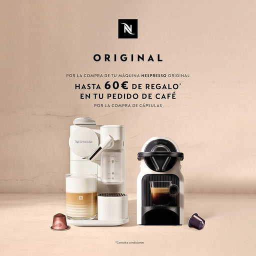 Nespresso De'Longhi Inissia EN80.B, Cafetera de Cápsulas, Negro. La cafetera compacta, rápida y fácil de usar para disfrutar de un café Nespresso perfecto con 19 bares de presión. Nespresso - pack