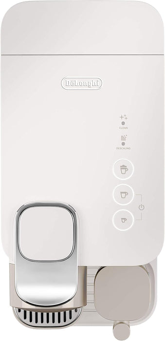 Nespresso De'Longhi Lattissima One, Blanca. La cafetera de cápsulas compacta y elegante para preparar cappuccinos y lattes perfectos con un innovador sistema de leche sin desperdicio. Nespresso - extra