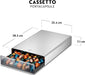 Nespresso Drawer Display, Dispensador de Cápsulas en Cajón de Acero Inoxidable. Almacena y organiza hasta 60 cápsulas Original o 44 Vertuo bajo tu cafetera, optimizando el espacio con elegancia. Nespresso - detalle