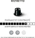 Nespresso Ispirazione Ristretto Italiano, Pack de 50 Cápsulas OriginalLine. El icónico café intenso (10/13) con notas afrutadas y tostadas para Ristretto o Espresso. Nespresso - presentacion