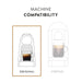Nespresso Ispirazione Ristretto Italiano, Pack de 50 Cápsulas OriginalLine. El icónico café intenso (10/13) con notas afrutadas y tostadas para Ristretto o Espresso. Nespresso - uso