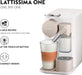 Nespresso Lattissima One Evo, Cafetera de Cápsulas Monodosis Blanca. Prepara cappuccinos y lattes con leche fresca y un solo toque. Tu barista personal en un diseño compacto y elegante. Nespresso - pack
