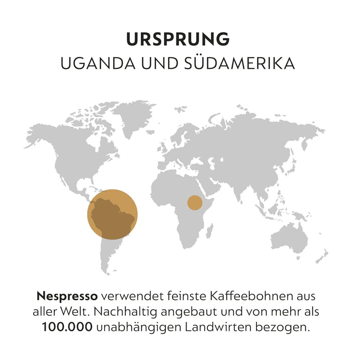 Nespresso Original Ispirazione Napoli en pack de 100 cápsulas. El café más intenso de Nespresso (13/13), tueste oscuro, compatible con cafeteras Nespresso Original. Nespresso - presentacion