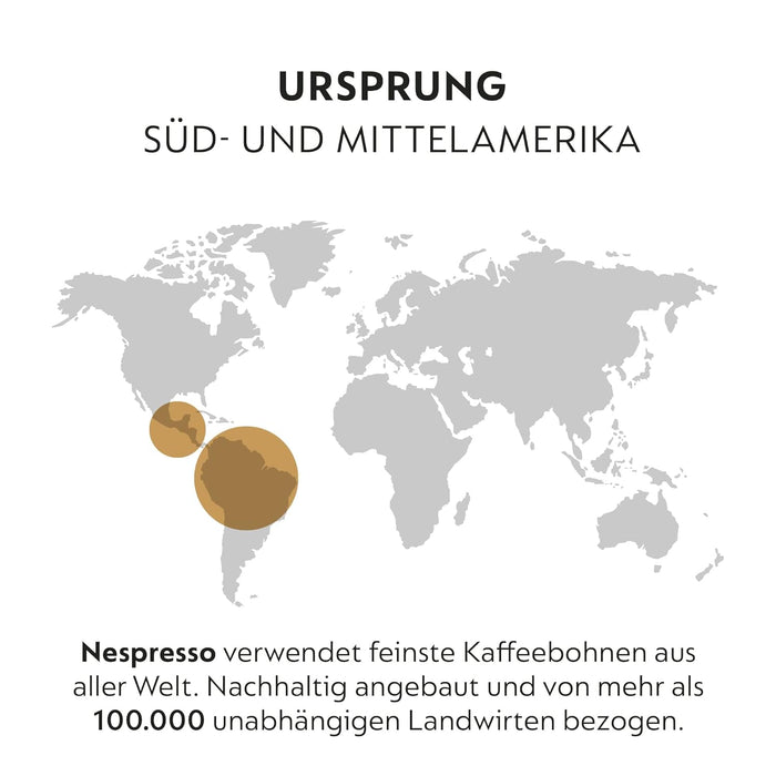 Nespresso Original Kazaar Pack 50 Cápsulas de Café. El café más potente de la gama (Intensidad 12), cremoso, especiado y con un potente amargor. Para cafeteras del sistema OriginalLine. Nespresso - zoom