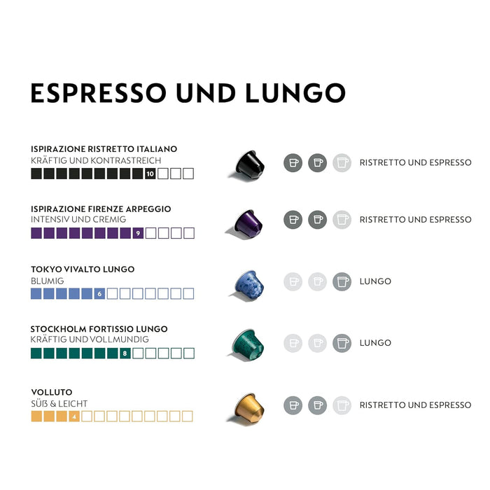 Nespresso Original Pack de 50 Cápsulas Surtidas, Selección de Cafés Espresso y Lungo con Tuestes Variados, Descubre tu Favorito, Compatible con Cafeteras Nespresso Original Nespresso - pack