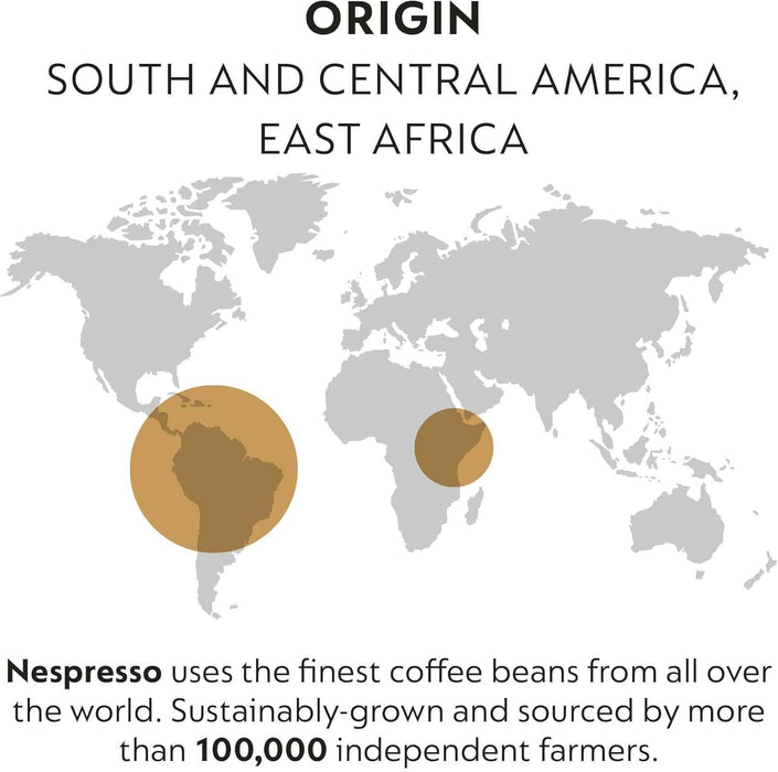 Nespresso Original Pack de 50 Cápsulas Surtidas, una selección equilibrada con 10 Roma, 10 Arpeggio, 10 Volluto, 10 Cosi y 10 Tokyo Lungo para todos los gustos. Nespresso - uso