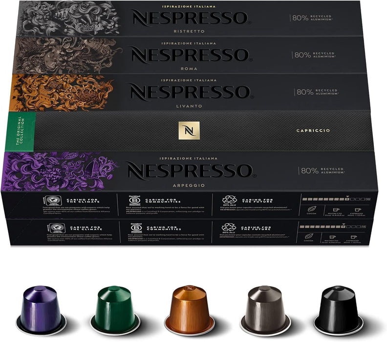 Nespresso Original Pack Gigante de 200 Cápsulas Cosi, un café espresso de tueste ligero (4/13), delicado y equilibrado con notas a cereal y un toque afrutado. Nespresso - uso