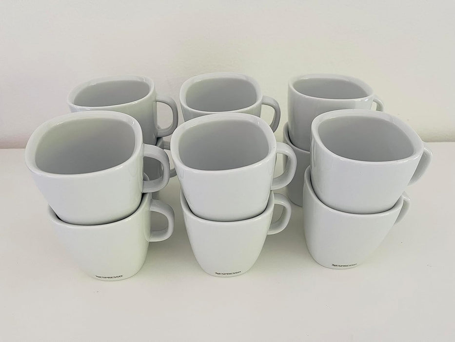 Nespresso Professional Juego de 12 Tazas de Café Lungo (160ml) con Platos. El set de cristalería perfecto para servir un Lungo de calidad profesional en tu oficina, negocio o en casa. Nespresso - pack