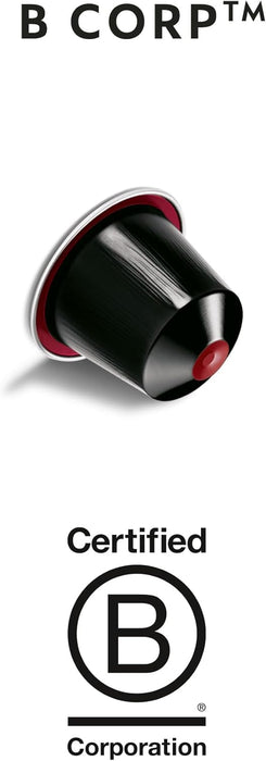 Nespresso Ristretto Descafeinado, Pack 100 Cápsulas Originales de café intenso y rico en contrastes sin cafeína. Intensidad 10 sobre 13. Nespresso - lateral