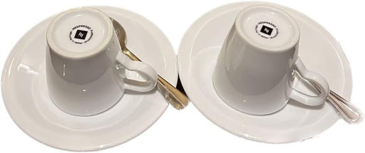 Nespresso Ristretto, Juego de 2 Tazas de Espresso y Platos. El set de porcelana clásico para disfrutar de tus cafés más cortos e intensos, como un Ristretto o un Espresso. Nespresso - pack