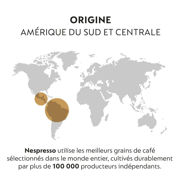 Nespresso Surtido Ispirazione Italiana, 100 Cápsulas OriginalLine. Un viaje por los cafés más intensos de Italia: Kazaar, Napoli, Ristretto, Arpeggio y más. Nespresso - detalle