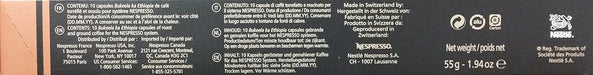 Nespresso Surtido Lungo, Pack de 50 Cápsulas de Café OriginalLine. Una selección con 5 variedades de cafés largos, desde los más suaves hasta los más intensos. Nespresso - pack