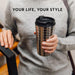 Nespresso Travel Mug TOUCH, Termo de Viaje Plateado (345ml). Lleva tu café Nespresso a todas partes con esta taza de viaje de acero inoxidable de doble capa que mantiene tu bebida caliente o fría. Nespresso - zoom