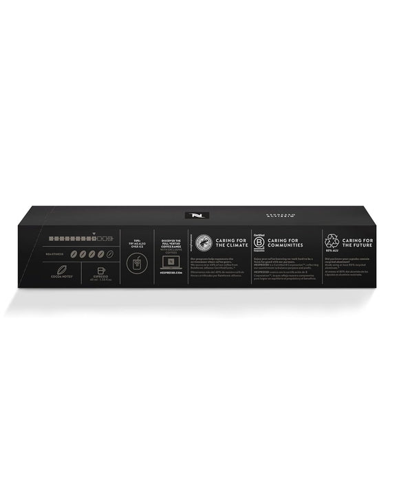 Nespresso Vertuo Altissio, Pack de 100 Cápsulas de Café para Espresso (40ml). Café de intensidad 9, cremoso y con cuerpo, con notas de cereal tostado. Para cafeteras sistema Vertuo. Nespresso - ingredientes