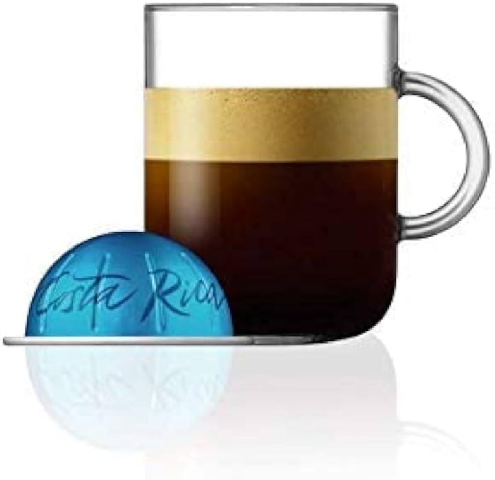Nespresso Vertuo Costa Rica, pack de 30 cápsulas de café Gran Lungo. Mezcla equilibrada con notas a cereal malteado dulce. Intensidad 7. Nespresso - ingredientes