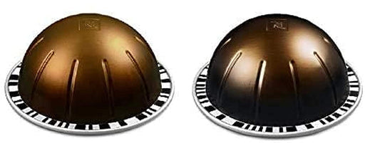 Nespresso Vertuo Double Espresso 20 Cápsulas Surtidas: Chiaro y Scuro. Pack de 2 Estuches para un Doble Espresso Intenso (Scuro, Int. 11) o Equilibrado (Chiaro, Int. 8). Nespresso - frontal