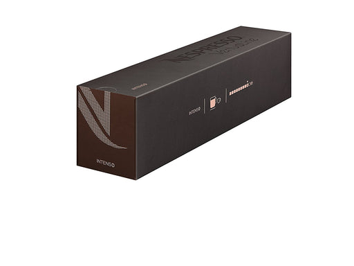 Nespresso Vertuo Intenso, pack de 10 cápsulas para taza Mug (230ml). Café de tueste oscuro e intensidad 9/11 con notas de azúcar moreno y un delicioso amargor persistente. Nespresso - pack