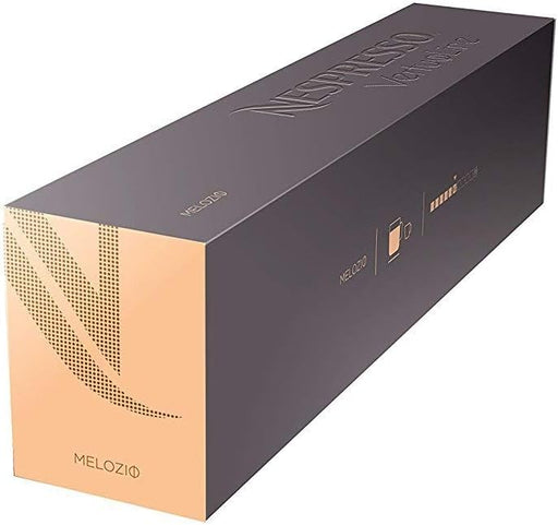 Nespresso Vertuo Melozio, pack de 20 cápsulas para taza Mug (230ml). Café 100% Arábica de tueste medio e intensidad 6/11, equilibrado y suave con notas de cereal dulce y miel. Nespresso - pack